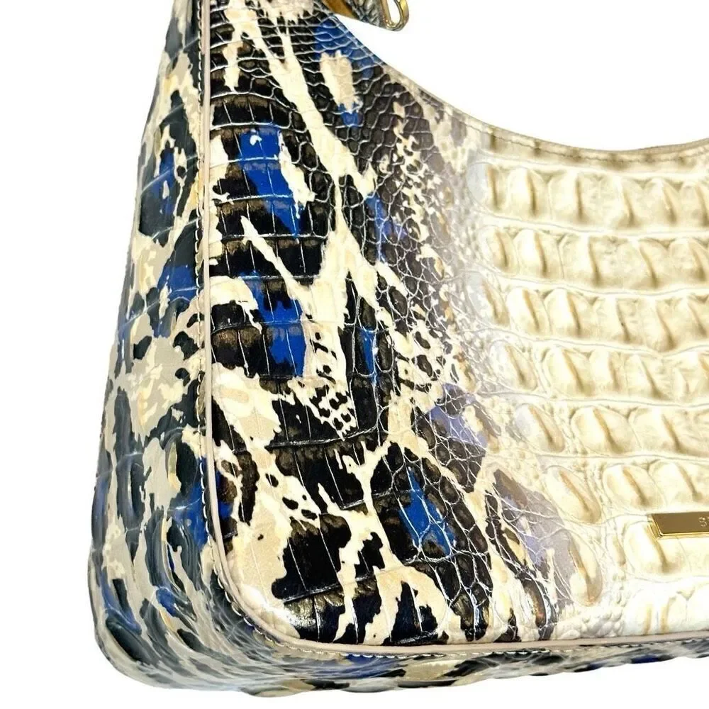 Brahmin croc embossed
